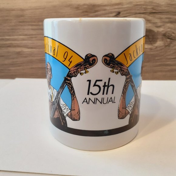 1994 Jacksonville JAZZ Festival Coffee Mug 15th annual - Picture 7 of 7